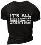 Mens T-Shirts Casual Short Sleeve Loose Fit T Shirt Basic Graphic Crew Neck Blouse Funny Tees Big and Tall Tops