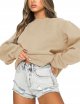 Women's Long Sleeve Sweatshirt Casual Oversized Pullover Hoodies Fall Tops