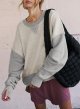 Womens Sweatshirt Casual Long Sleeve Pullover Sweatshirts Fall Fashion Clothes