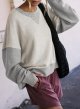 Womens Sweatshirt Casual Long Sleeve Pullover Sweatshirts Fall Fashion Clothes