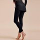 Women's Two Piece Flashing Yoga Pants Nude Feeling Hip Covering High Elastic Drawstring High Waisted and Hip