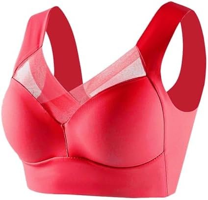 Women's Large Strapless Lace Tank Top Underwear Thin Side Fold Side Breast Gather Adjustable Bra Super Push up
